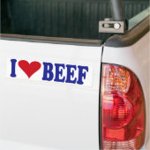 I Love Beef Bumpersticker (Op Truck)