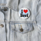 I Love Beef Ronde Button 5,7 Cm (In situ)