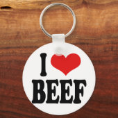 I Love Beef Sleutelhanger (Voorkant)