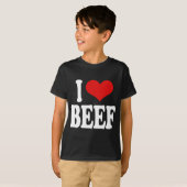 I Love Beef T-shirt (Voorkant volledig)