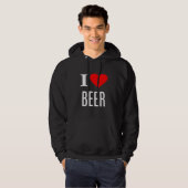 I Love Beer - Beer Hoodie (Voorkant volledig)