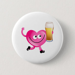 I Love Beer Ronde Button 5,7 Cm