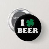 I Love Beer Ronde Button 5,7 Cm (Voorkant /achterkant)