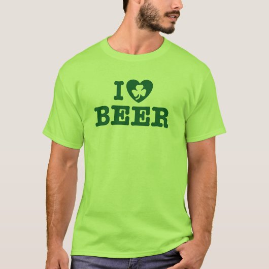 I Love Beer T-shirt (Voorkant)