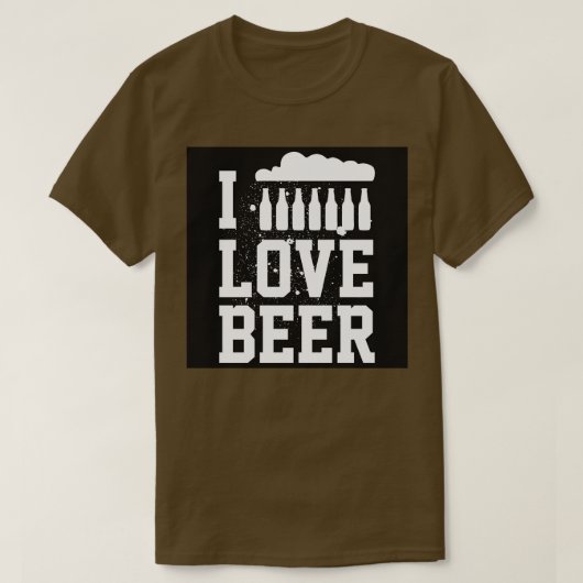 I Love Beer T-shirt (Design voorkant)
