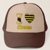 I love Bees Trucker Pet (Voorkant)