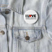 I LOVE BEIJING - For real Beijingers Ronde Button 5,7 Cm (In situ)