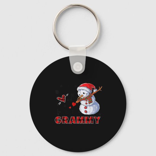 I Love Being A Grammy Snowman Dab Christmas 2020  Sleutelhanger (Voorkant)