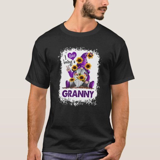 I Love Being A Granny Gnomes Matching Christmas Fo T-shirt (Voorkant)