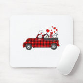 I Love Being A Nicu Nurse Valentine Buffalo Plaid  Muismat (Met muis)