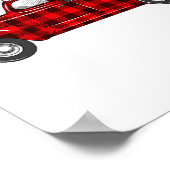 I Love Being A Nicu Nurse Valentine Buffalo Plaid  Poster (Hoek)