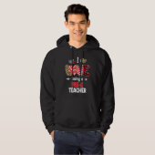 I Love Being A Pre K Teacher Valentines School Val Hoodie (Voorkant volledig)