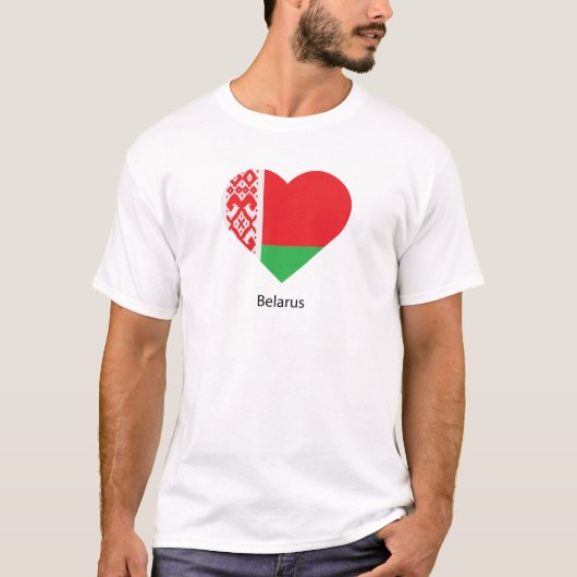 I Love Belarus T-shirt (Voorkant)