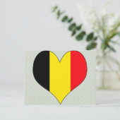 I Love Belgium Briefkaart (Staand voorkant)
