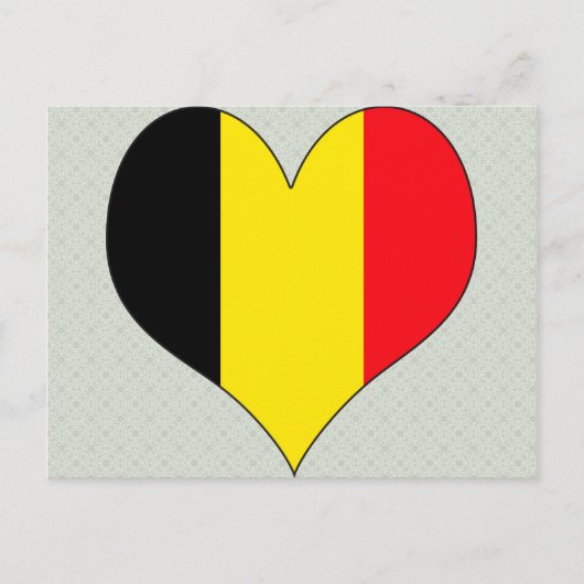 I Love Belgium Briefkaart (Voorkant)