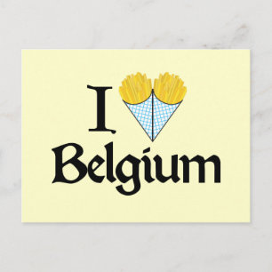 I Love Belgium Briefkaart