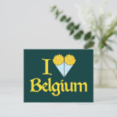 I Love Belgium Briefkaart (Staand voorkant)
