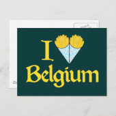 I Love Belgium Briefkaart (Voorkant / Achterkant)