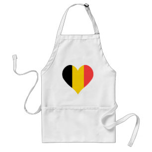 I Love Belgium Heart Standaard Schort