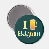 I Love Belgium Magneet (Voorkant / Achterkant)