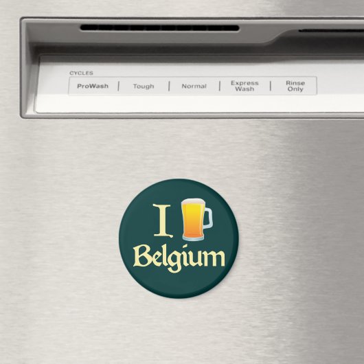 I Love Belgium Magneet (Insitu (Vaatwasser))