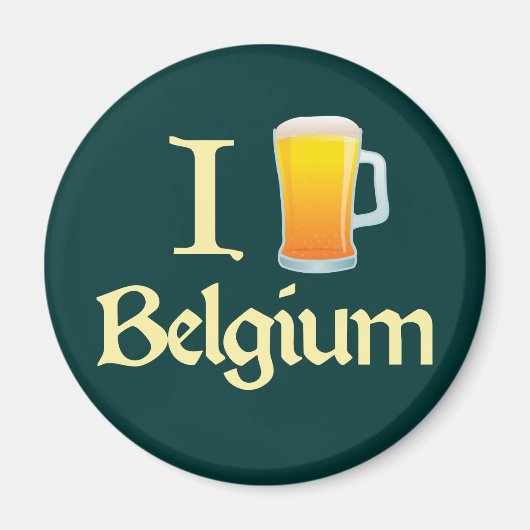 I Love Belgium Magneet (Voorkant)