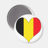 I Love Belgium Magneet (Voorkant / Achterkant)
