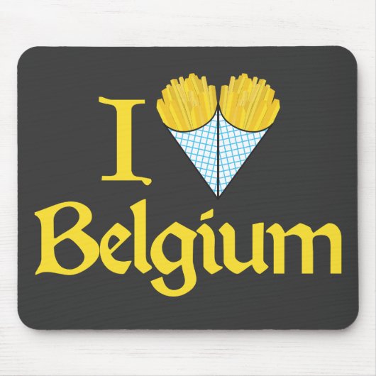 I Love Belgium Muismat (Voorkant)