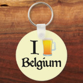 I Love Belgium Sleutelhanger (Voorkant)