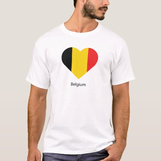 I Love Belgium T-shirt (Voorkant)