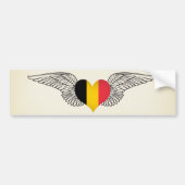 I Love Belgium - wings Bumpersticker (Voorkant)