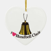 I Love bell Choir Keramisch Ornament (Voorkant)