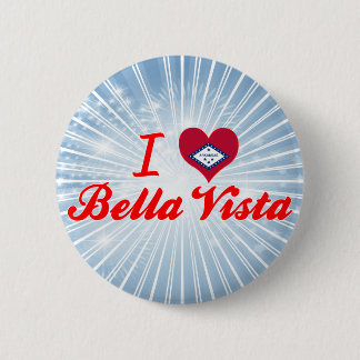 I Love Bella Vista, Arkansas Ronde Button 5,7 Cm