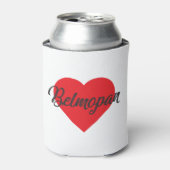 I Love Belmopan - Belize Blikjeskoeler (Blikje Voorkant)