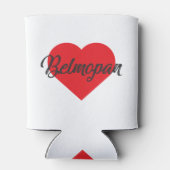 I Love Belmopan - Belize Blikjeskoeler (Achterkant)