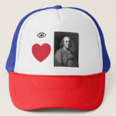"I Love Ben Franklin" Trucker Pet (Voorkant)