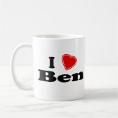 I Love Ben Koffiemok (Links)