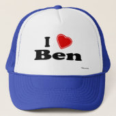 I Love Ben Trucker Pet (Voorkant)