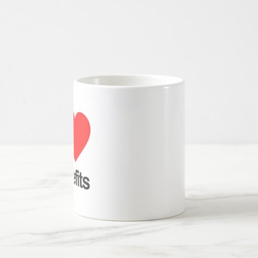 I Love Benefits Koffiemok (Center)