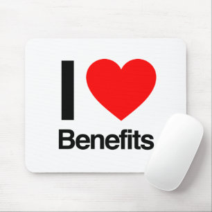 I Love Benefits Muismat