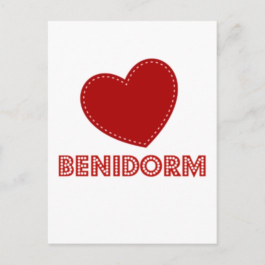 I Love Benidorm Briefkaart (Voorkant)