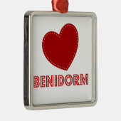 I Love Benidorm Metalen Ornament (Rechts)