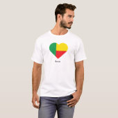 I Love Benin T-shirt (Voorkant volledig)