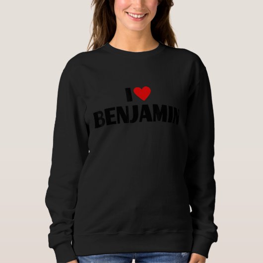 I Love Benjamin - I Heart Benjamin Trui (Voorkant)
