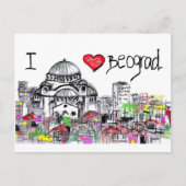 i love beograd1 briefkaart (Voorkant)