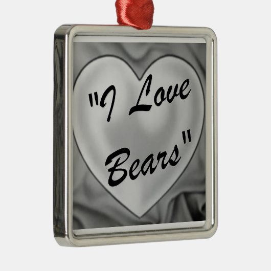 I Love Beren Ornament (Rechts)