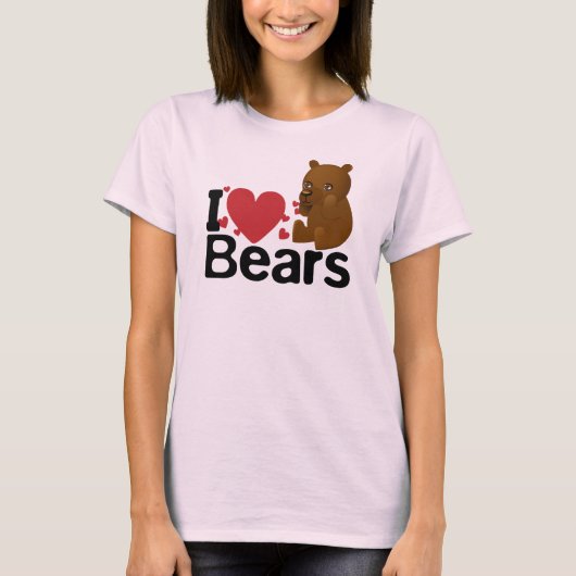 I Love Beren T-Shirt (Voorkant)