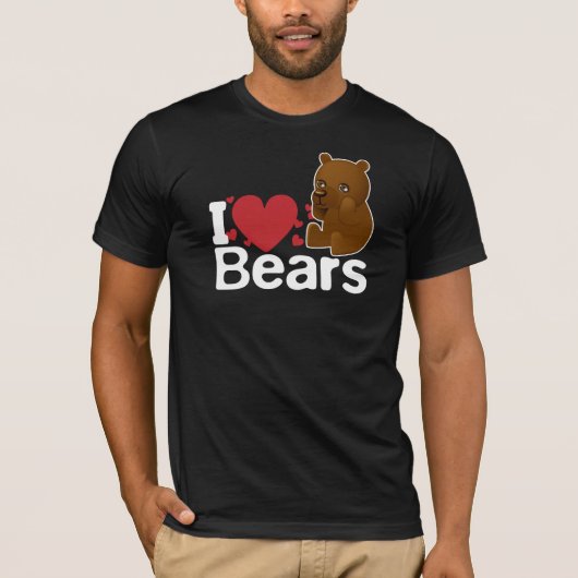 I Love Beren T-Shirt (Voorkant)
