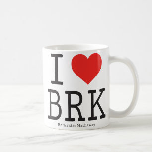 I Love Berkshire Hathaway (BRK) Coffee Mok