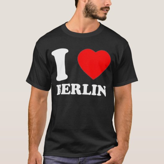 I LOVE BERLIN 3D T-SHIRT (Voorkant)